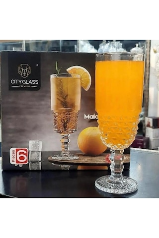 6 Lı Kristal Cam Kahve Yanı Bardağı Meşrubat Bardağı Bardak