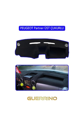 Peugeot Partner Üst Çukurlutorpido Koruma Halısı Mavi Kenar Uyumlu
