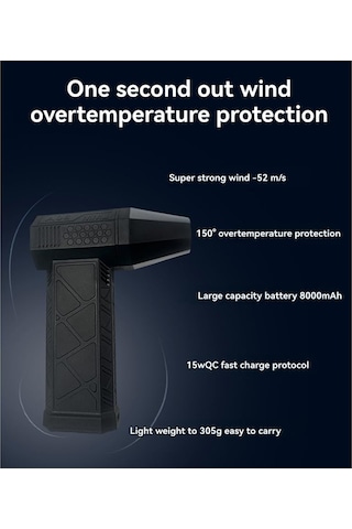 Ambition Handheld Air Blower 130000 Rpm Mini Turbo Jet Fan