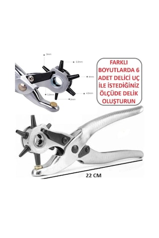 Metal Kemer Delme Pensesi Delici Delik Açma Çıt Çıt Pense Deri Çanta Kıyafet Delik Açıcı Makinası Diğer