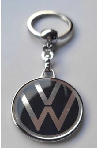 Volkswagen Uyumlu Logolu Metal Otomobil Anahtarlığı
