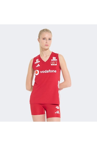 Adidas Türkiye Voleybol Milli Takımı Kadın Voleybol Kırmızı Forma Km7474