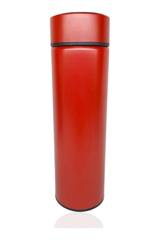 Kişiselleştirilebilir Dereceli Termos 05 Lt Kırmızı Renk Kırmızı