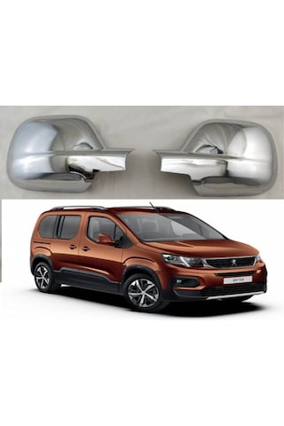 Peugeot Rifter Krom Ayna Kapağı 2 Prç. Abs 2019 Ve Sonrası