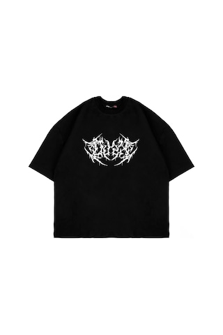 Startmore Dusk Baskılı Oversize Unisex Siyah Siyah