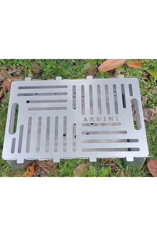 Lazer Mangal Portatif Pratik Katlanabilir 41x25 Cm Çok Renkli