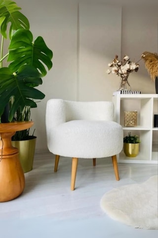 Elegant Comfort Çay Seti Tek Berjer Puf Takımı