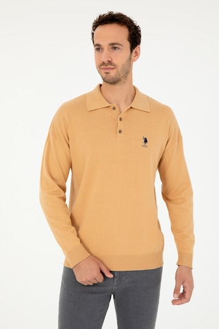 U.s. Polo Assn. Erkek Camel Kazak /triko 50293506-vr015 Camel