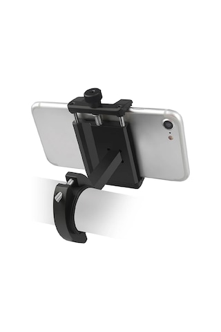 Motosiklet, Bisiklet, Scooter İçin Dayanıklı, Gidon Uyumlu, Cnc, Alüminyum, Telefon Tutucu, Siyah
