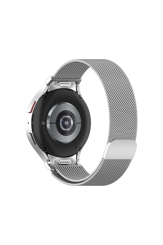 Samsung Galaxy Uyumlu Watch 4 5 6 40 44mm Classic 42 43 46 47mm Watch 5 Pro 45mm Hasır Metal Kordon