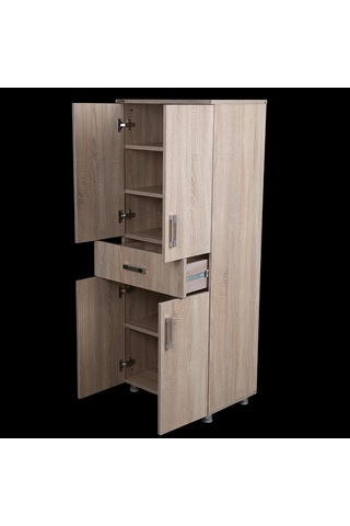 Çok Amaçlı 12684 Dolap Hard Parlak Soho Suntalem 4raf 1çek Kutu Sevk 150 El Yapım Ahşap