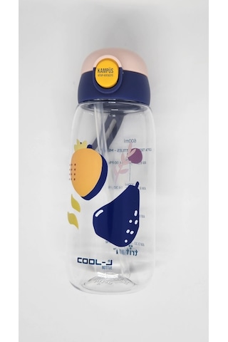 Gıpta Cool-J Medium 600 Ml Mavi-Pembe Kilitli Tritan K7549 Matara