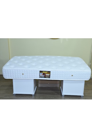 Yatak Tek Kişi Safir 90*190 Soft Model Sentetik Jakar Kumaş Bonel Yay El Yapım