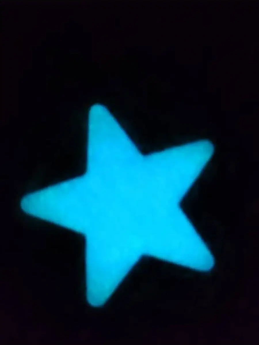 Vipotolki Duvara Yapıştırılan Dekoratif Işıklı Yıldız İç Dekorasyon Çıkartmaları 154598687 Açık Mavi