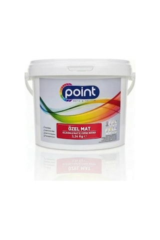 Özel Mat - Silikonlu Mat İç Cephe Boyası Bw000 Beyaz, 3,34 Kg 0.2 KG