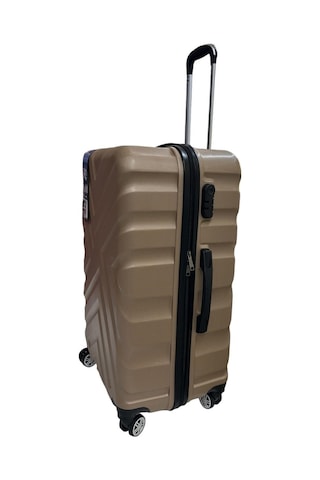 %100 Abs Kullanışlı Darbeye Dayanıklı Bavul&valiz Gold Altın