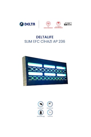 Elektrikli Sinek Tutucu Duvar Tipi Aplik Uv Lambalı Efc Cihazı Ap-236 Slim