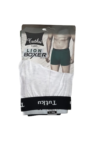 Tutku Erkek Lıon Spor Boxer 6'lı 0123 Kombin Kombin