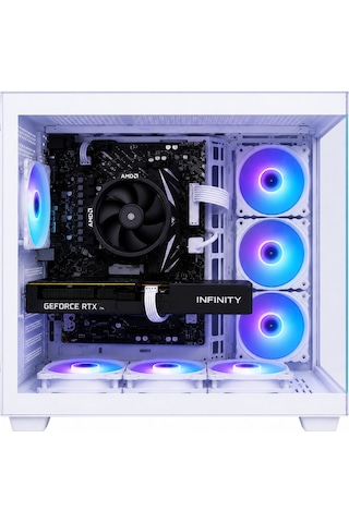 Okatech WHITSTORMOKA16 R5-7500F 96 GB 4 TB NVMe SSD 8 GB RTX5060 W11P Masaüstü Oyuncu Bilgisayarı