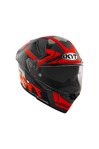 Kyt R2r Kapalı Kask Kırmızı - Siyah