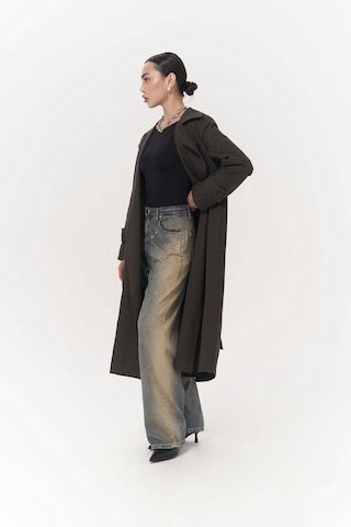 Mai Collection Mai Studios Co. Albany Antrasit Mevsimlik Trençkot Antrasit