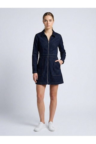 Sorya Mid Indigo Elbise Mid Indigo
