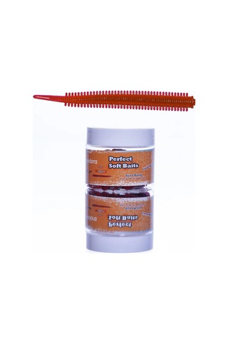 Pandora Perfect Soft Baits Sandworm 7cm Kavanozlu Lrf Silikonu Honey Shrimp