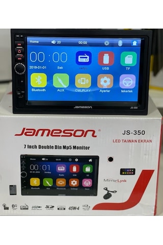 Renault Megane 2 Uyumlu Kameralı Cerceveli 7 İnç Double Teyp