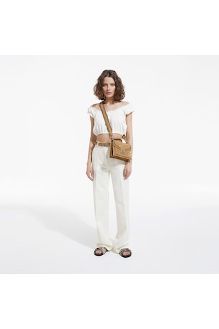 The Kooples Kadın Balon Kollu Beyaz T-shırt