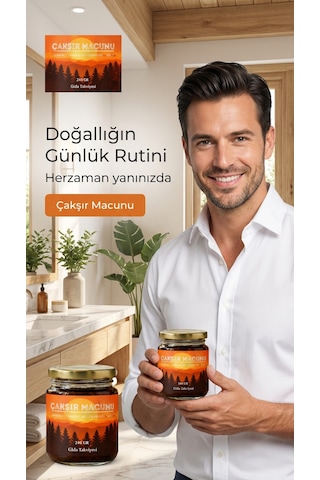 Çakşır Macunu, Panax, Çakşır Otu Bal Bitkisel Karışım Güç Kuvvet Macun 240gr 2'li Paket