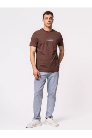 Paul Shark Baskılı Tişört 237122189 Kahverengi