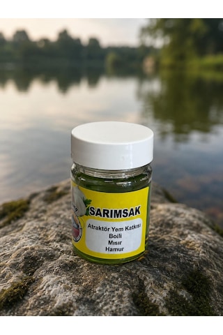 Sarımsak Kokulu Sazan Atraktör 50 Ml Yem Katkısı Yoğun Sarımsak Kokulu