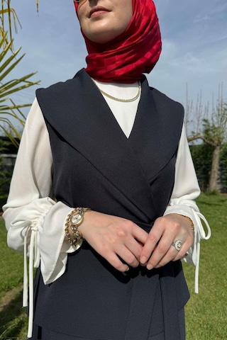 Rabia Şamlı Fiyonklu Gömlek Çok Renkli
