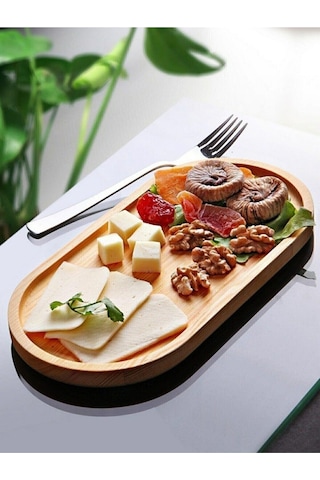 Bambu Sunum Tabağı & Yağdanlık Altı Tabağı 26 Cm Diğer