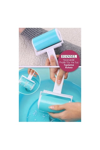 Yıkanabilir Tüy Ve Toz Toplama Rulosu Pratik & Yeniden Kullanılabilir Temizlik Aparatı Model 84576547