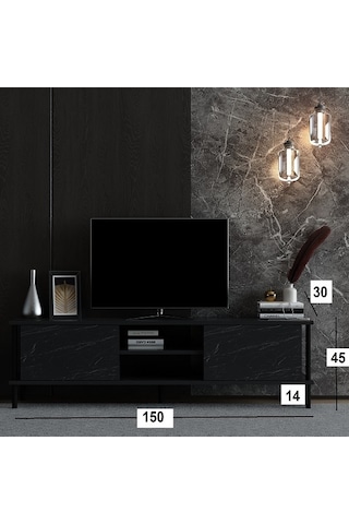 Tv Sehpası Afra Mermer Desen 150 Cm