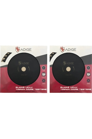 Adige Elmas Uçlu Daire Testere 255mm X 40t 500 Gr 2 Adet