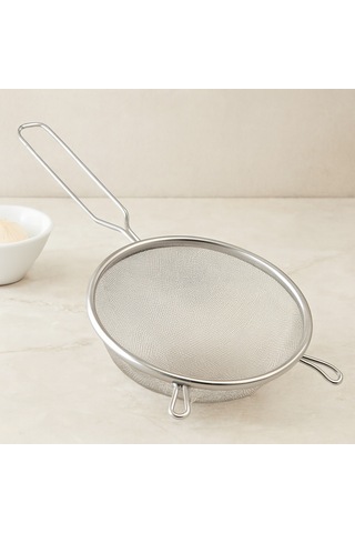 Tel Süzgeç 20 Cm Metal Saplı Kulaklı Çok Renkli