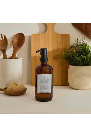 Karaca Home Bottle Dish Soap Sıvı Sabunluk / Deterjanlık Kahverengi