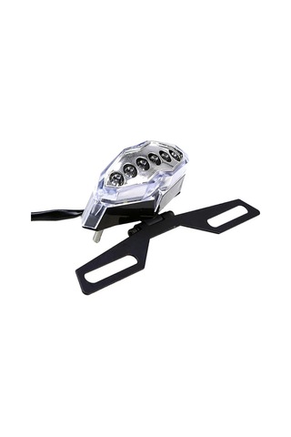 Motosiklet Uzatma Braketi Tutucu Plaka Çerçevesi Arka Lambası Rafı