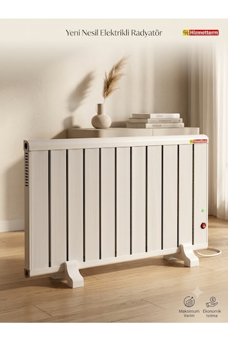 Hizmetterm 600w Aluminyum Elektrikli Radyatör 50x80 Cm