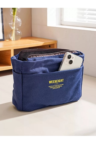 Travel Fermuarlı Çanta İçin Organizers İç Astar, Koyu Mavi 238252260 Mavi