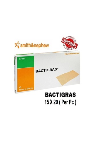 Bactigras Parafinli Antiseptik Tül Sargı Yara Bakım Örtüsü 15cm X 20cm 40 Adet S K T 2027 Ref 7461