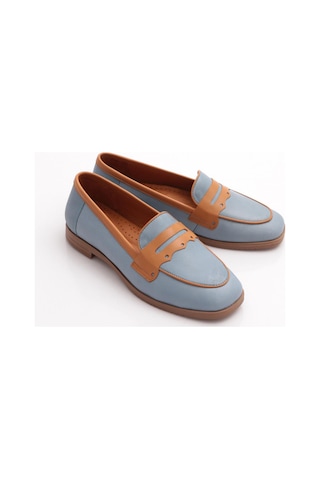 Dgn 010-1 Kadin Loafer Ayakkabi Mavi