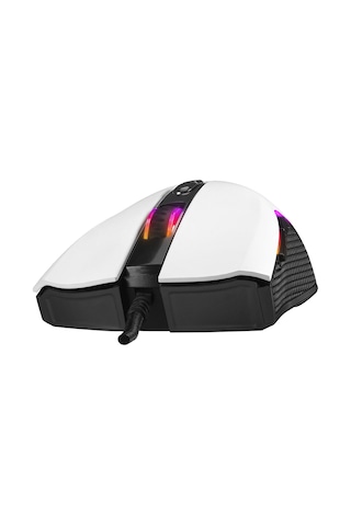 Rampage Smx-r44 V2 Makrolu Beyaz 12800 Dpı Rgb Ledli 80 Million Huano Switch Gaming Oyuncu Mouse Smx-r44 V2