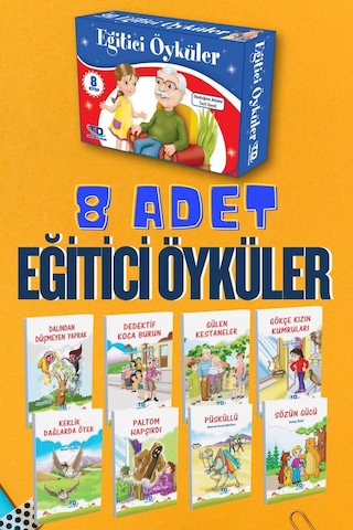 Kutu Eğitici Öyküler 8 Kitap