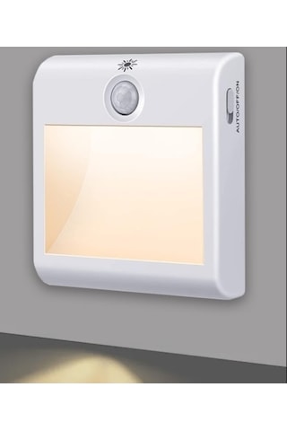 Maoyaya Tcherchı 2'li Hareket Sensörlü Usb Priz & Gece Lambası Led Aydınlatma Beyaz