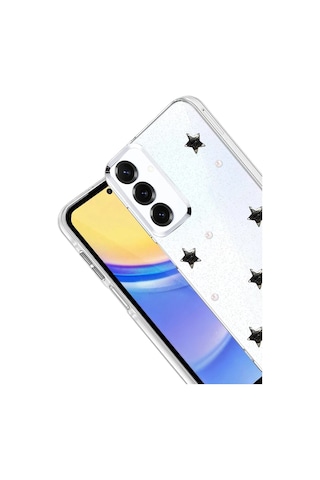 Newface - 948 - Samsung Galaxy Uyumlu A54 5g Fiyonk Desenli Kapak - - Csmo-tex - Desen 7 Diğer
