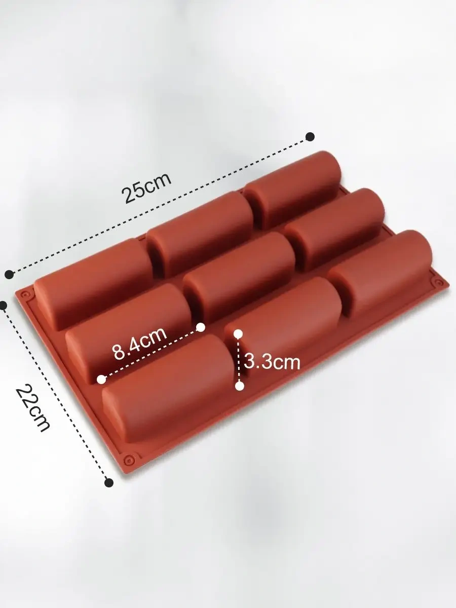 Messor Silikondan Yapılan Çikolata, Peynirli Kek Ve Hamur İşleri Kalıbı 115399896 Kahverengi