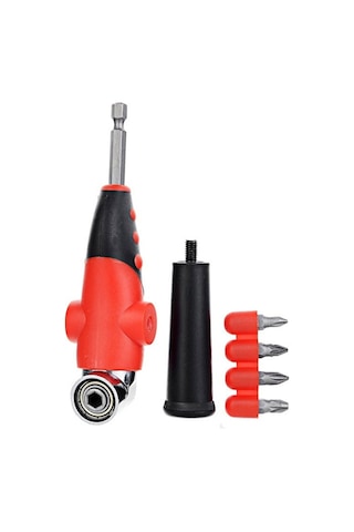 Cc Globall Araçlar Malzemeleri 1/4 Inç Manyetik Açı Uçları Sürücü Tornavida Tutucu Çapraz Phillips Tornavida Güç Matkap Ayarlanabilir Alet Seti